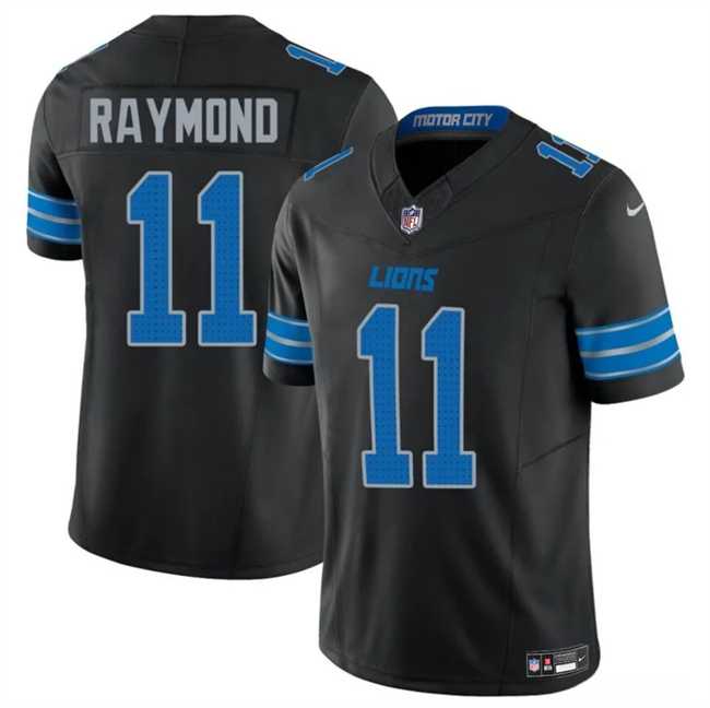 Men & Women & Youth Detroit Lions #11 Kalif Raymond Black 2024 F.U.S.E. 2nd Alternate Vapor Limited Football Stitched Jersey